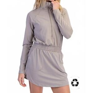 NEW RAE MODE butter romper in stone taupe